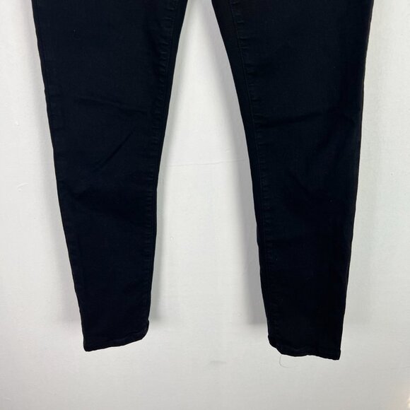 AGOLDE Filter Free Sophie Crop Jeans in Jet Skinny Black Size 25 EUC T2344 - Picture 4 of 12